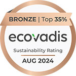 Logo Ecovadis 2024 Sustainability Rating