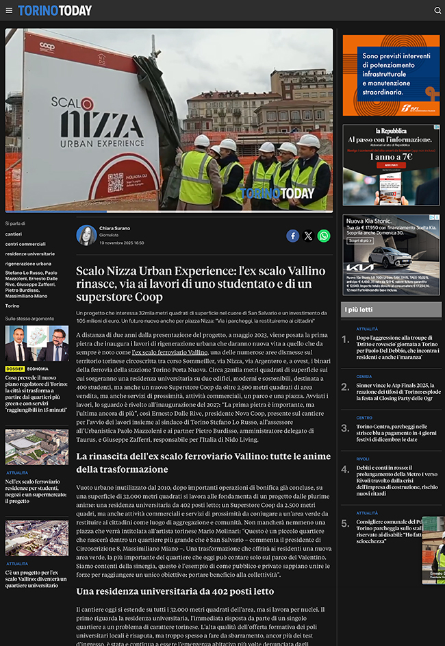 Scalo Nizza - Torino Today